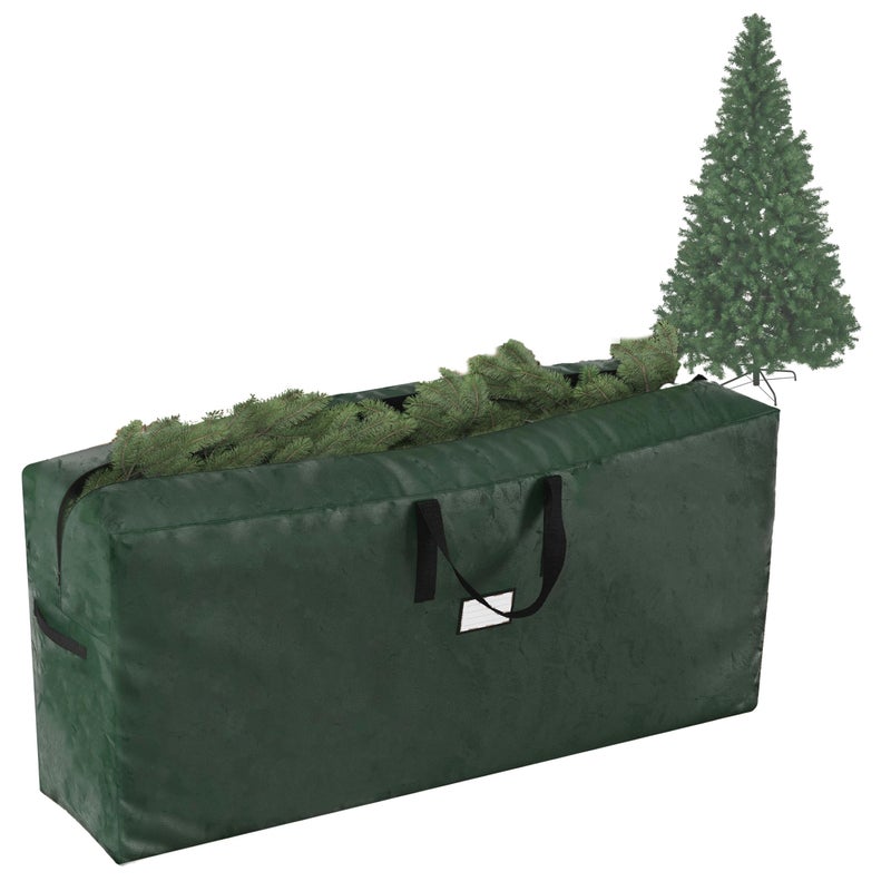 Elf Stor Christmas Tree Storage Bag - Storage Bags for 9FT Disassembled Artificial Trees, Seasonal Decor, Packing, Moving, and Home Organizer by Elf Stor (Green) - Image 1